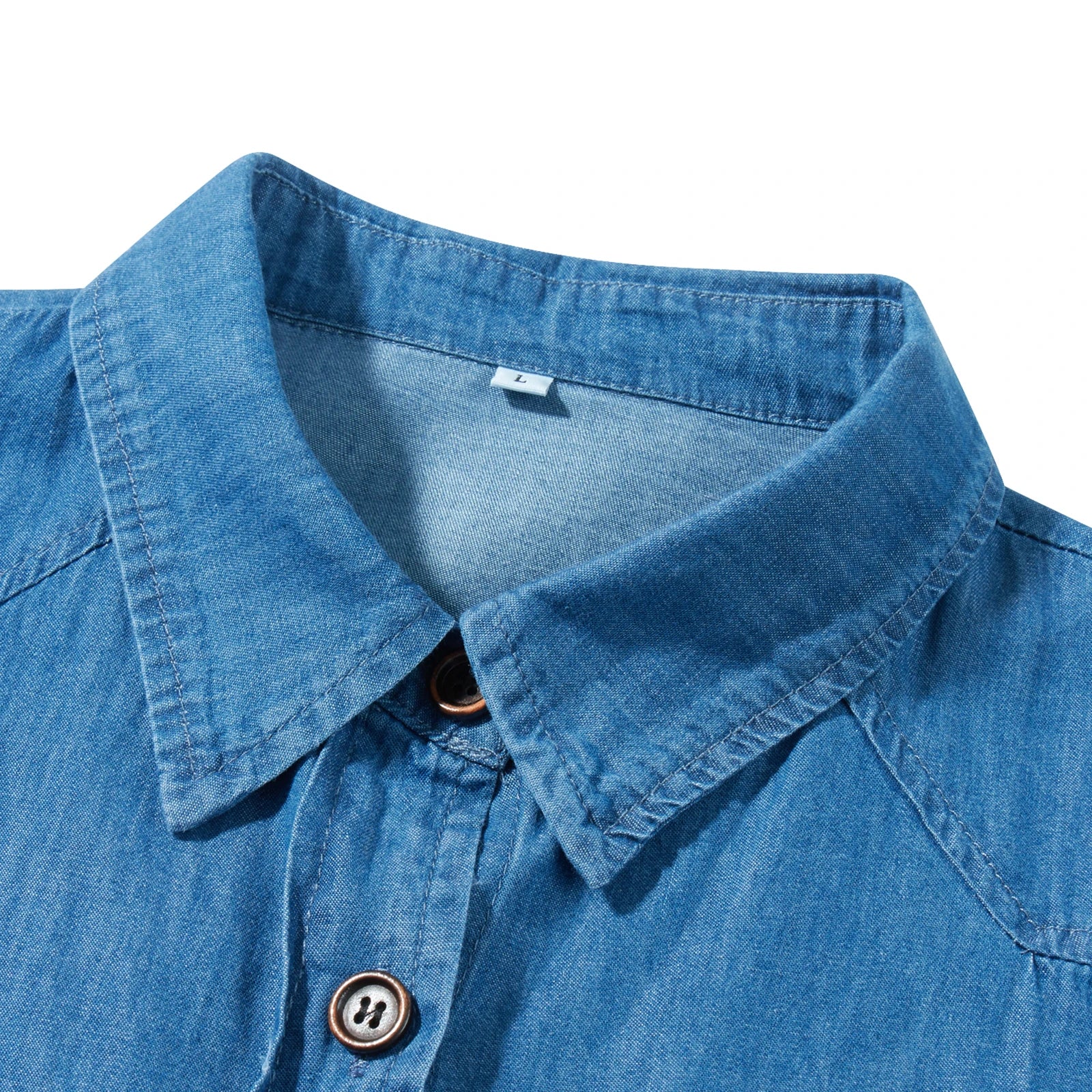 Robe Chemise Courte en Jean chez robe-chemise-boutique