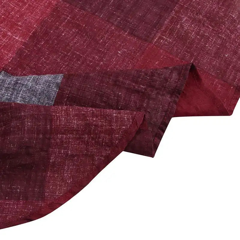 Robe Chemise Carreaux Rouge chez robe-chemise-boutique