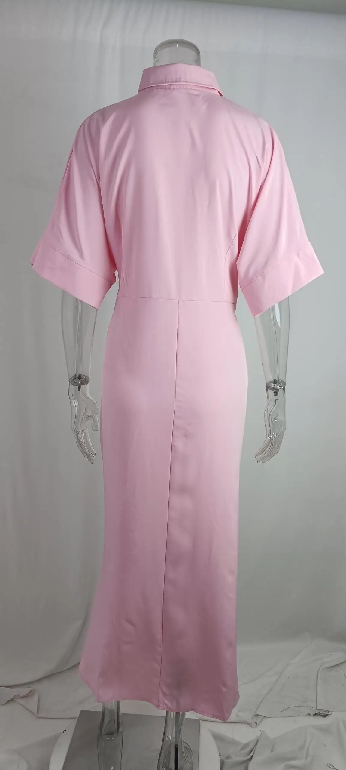 Robe Longue Col Chemise chez robe-chemise-boutique