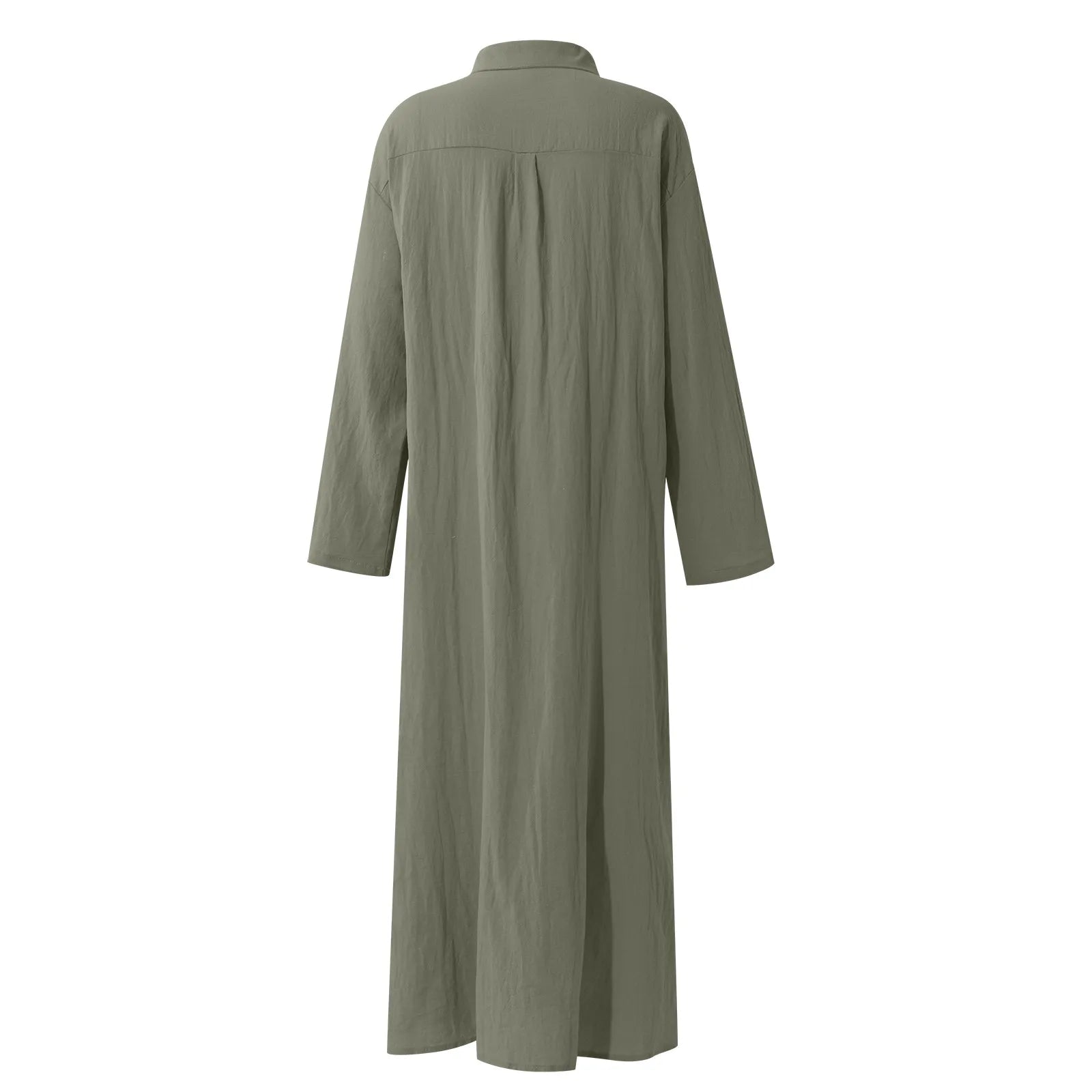 Robe Chemise Kaki Longue chez robe-chemise-boutique