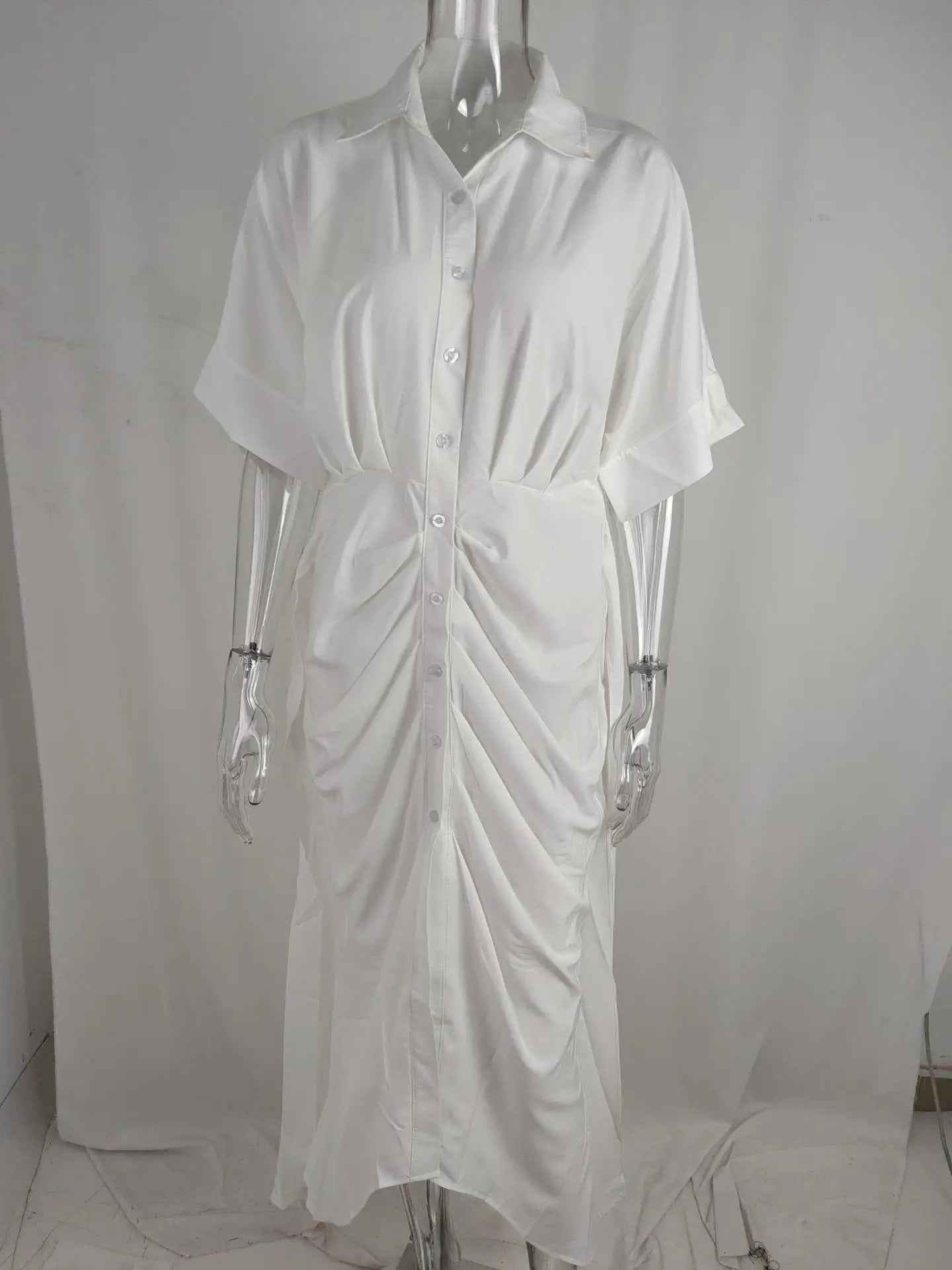Robe Longue Col Chemise chez robe-chemise-boutique