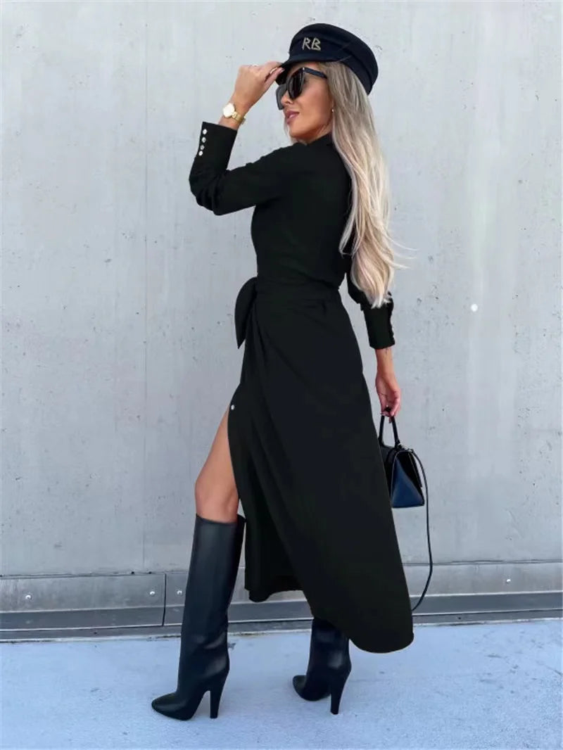 Robe Chemise Noire chez robe-chemise-boutique