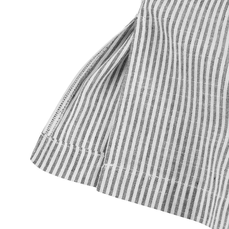 Robe Chemise Rayée Noir et Blanc chez robe-chemise-boutique