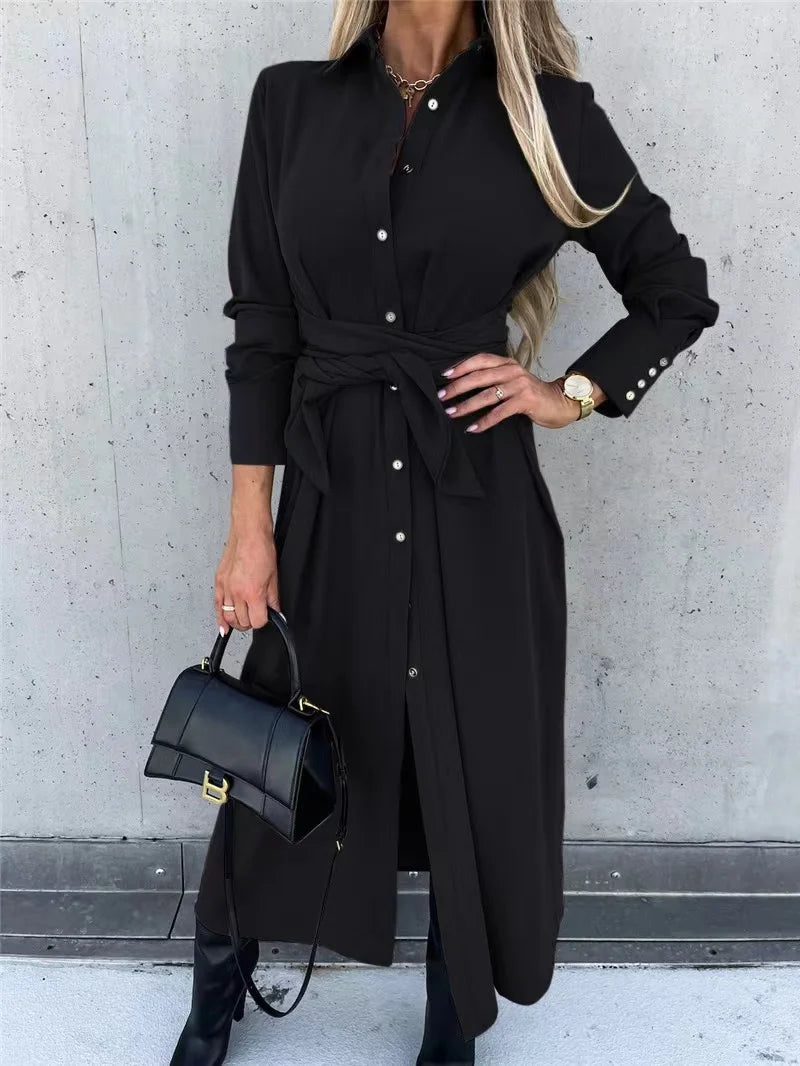 Robe Chemise Noire chez robe-chemise-boutique