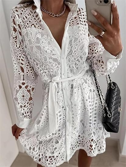 Robe Chemise Dentelle chez robe-chemise-boutique
