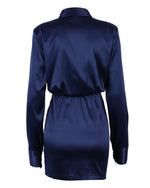 Robe Chemise Satin Bleu - Vignette | ma-robe-chemise.com