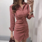 Robe Chemise Rose - Vignette | ma-robe-chemise.com