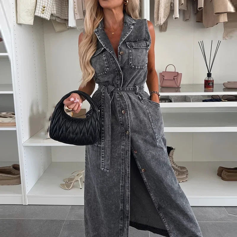 Robe Chemise Sans Manche chez robe-chemise-boutique