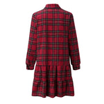 Robe Chemise Carreaux Rouge et Noir - Vignette | ma-robe-chemise.com