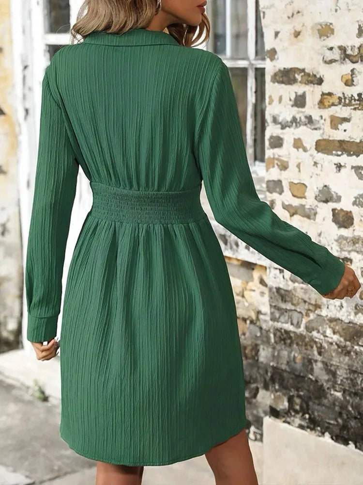 Robe Chemise Verte