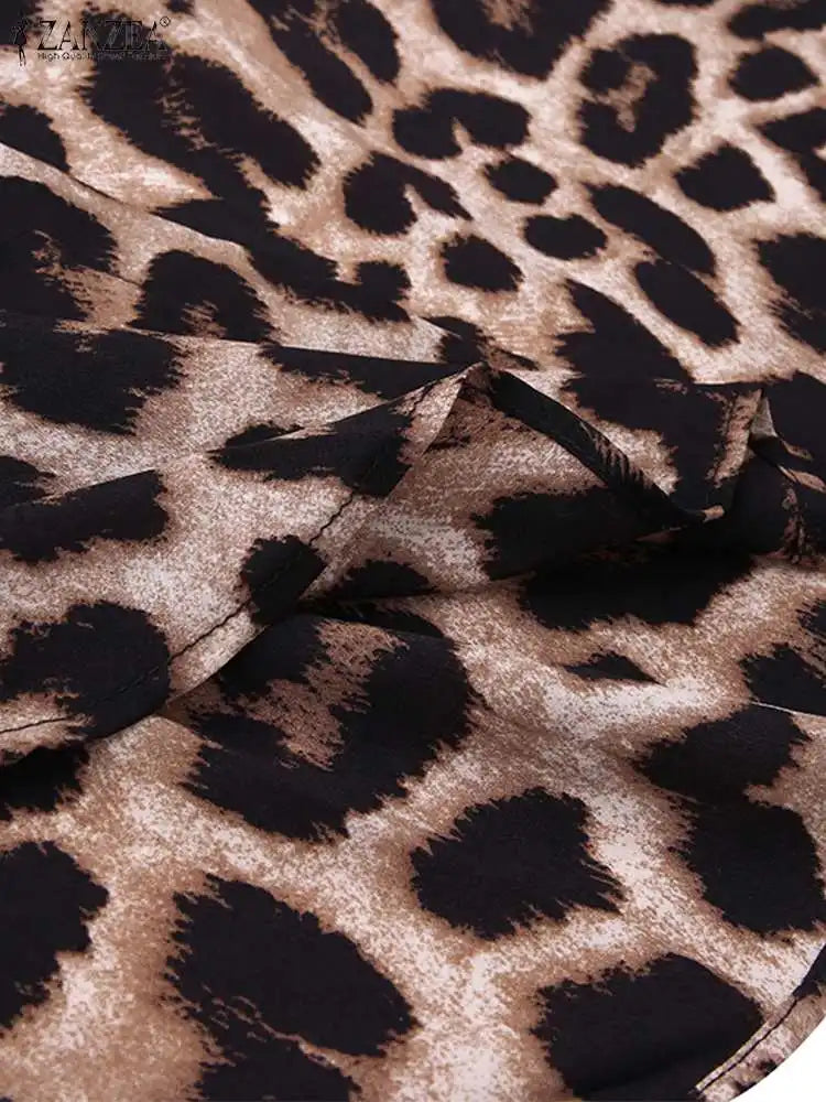 Robe Chemise Leopard