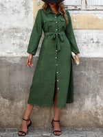 Robe Chemise Verte - Vignette | ma-robe-chemise.com