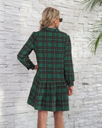 Robe Chemise Carreaux Vert - Vignette | ma-robe-chemise.com