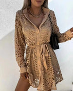 Robe Chemise Dentelle - Vignette | ma-robe-chemise.com