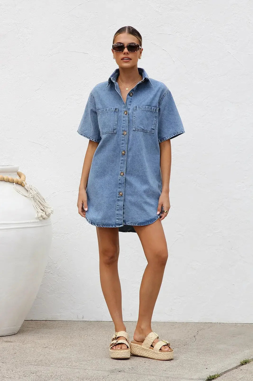 Robe Chemise Denim chez robe-chemise-boutique