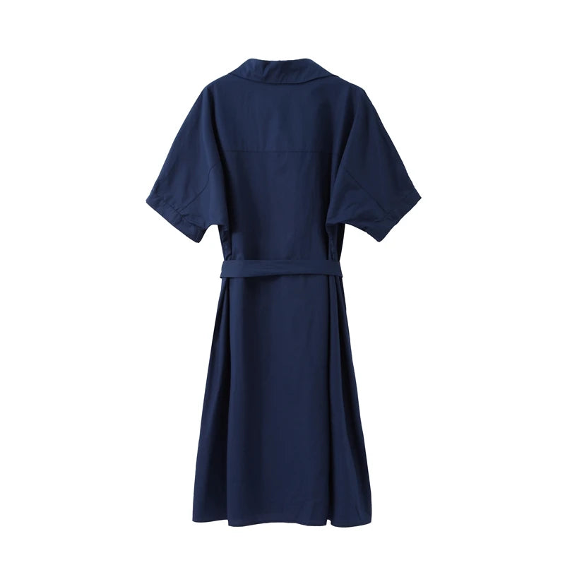 Robe Chemise Bleu chez robe-chemise-boutique