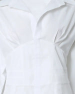 Robe Chemise Blanche avec Corset - Vignette | ma-robe-chemise.com