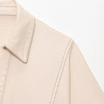 Robe Chemise Beige - Vignette | ma-robe-chemise.com