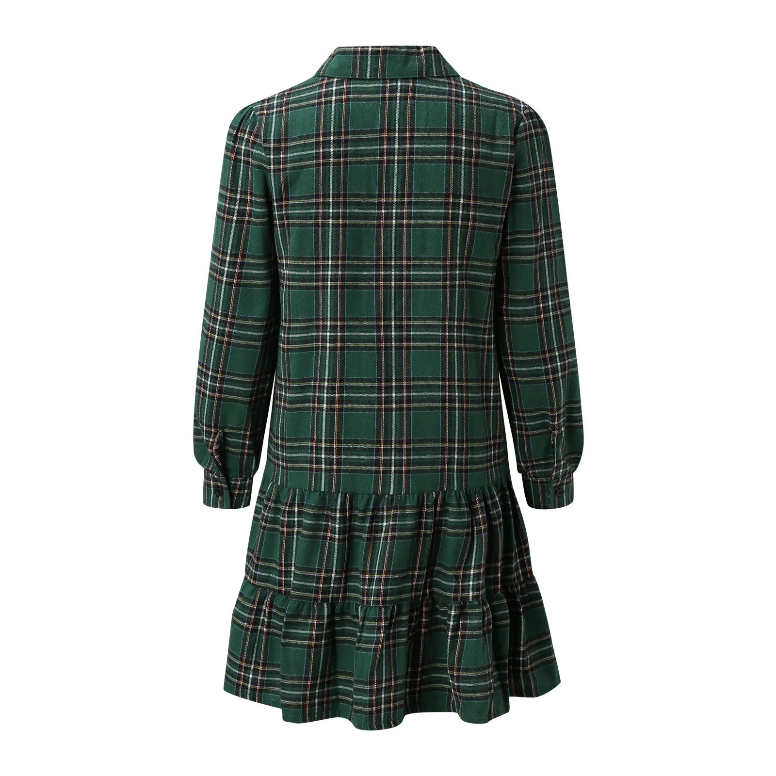 Robe Chemise Carreaux Vert chez robe-chemise-boutique