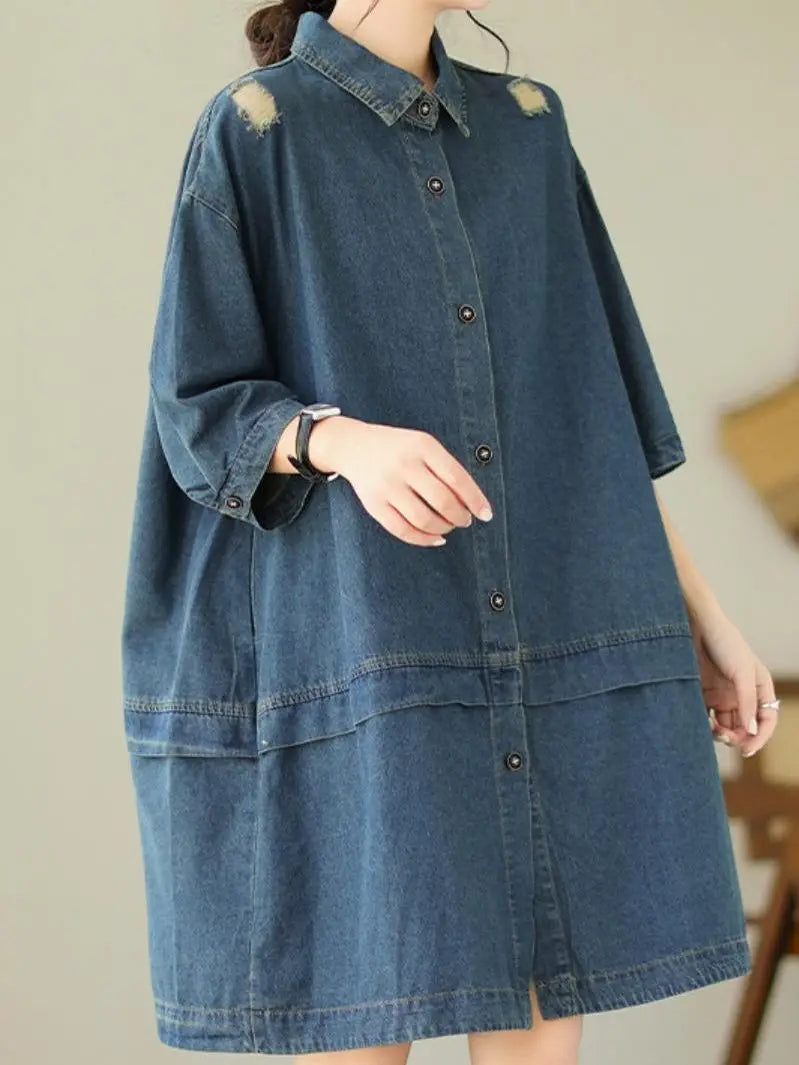 Robe Chemise Denim