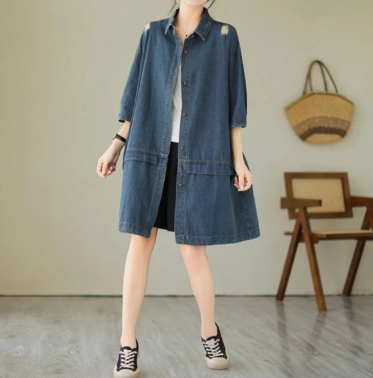 Robe Chemise Denim