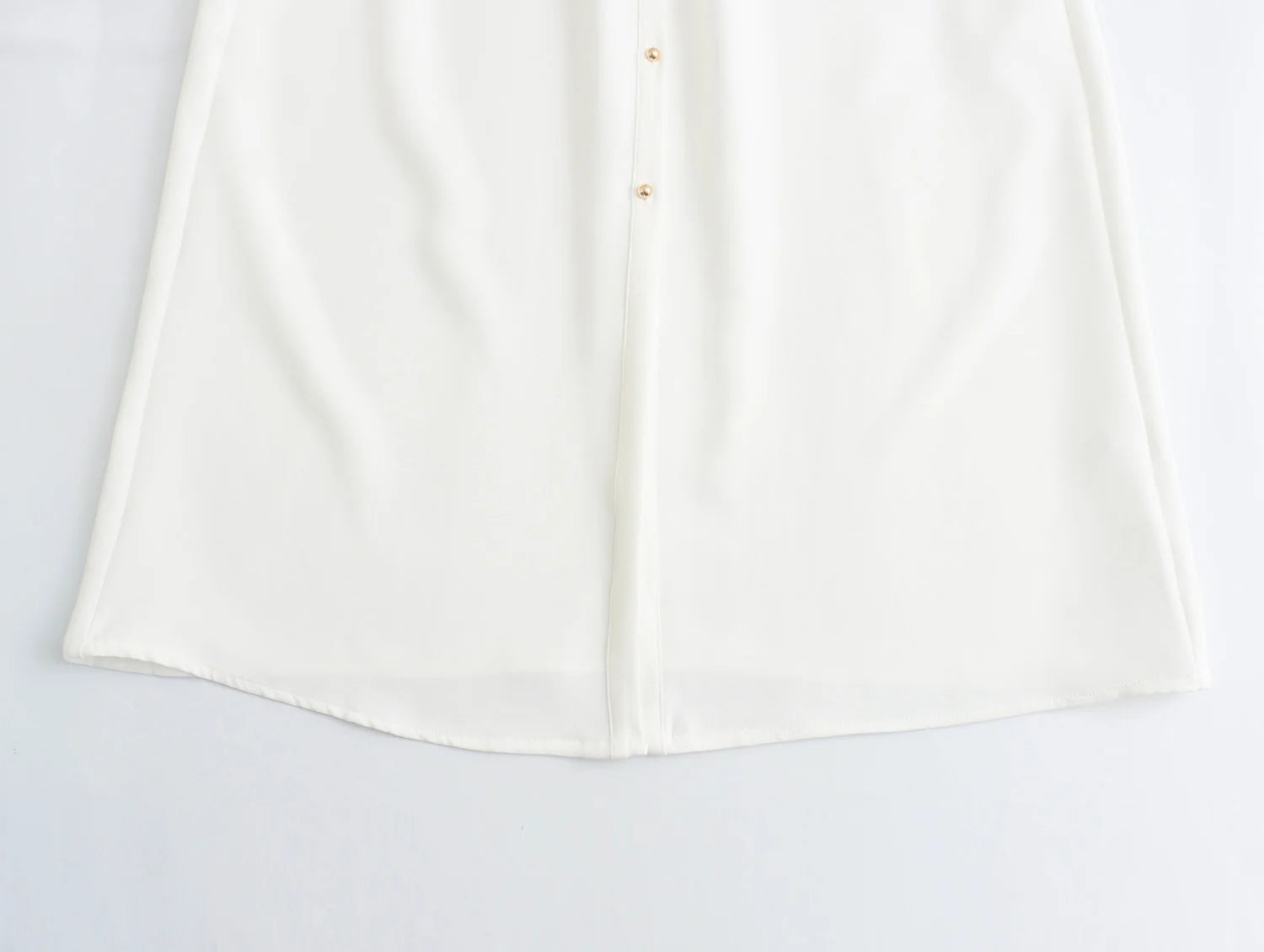 Robe Chemise Blanche avec Ceinture