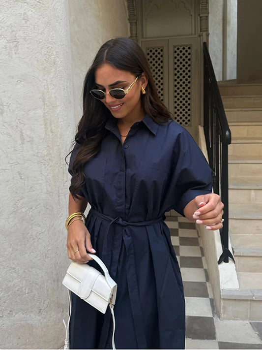 Robe Chemise Bleu Bleu chez robe-chemise-boutique