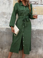 Robe Chemise Verte - Vignette | ma-robe-chemise.com