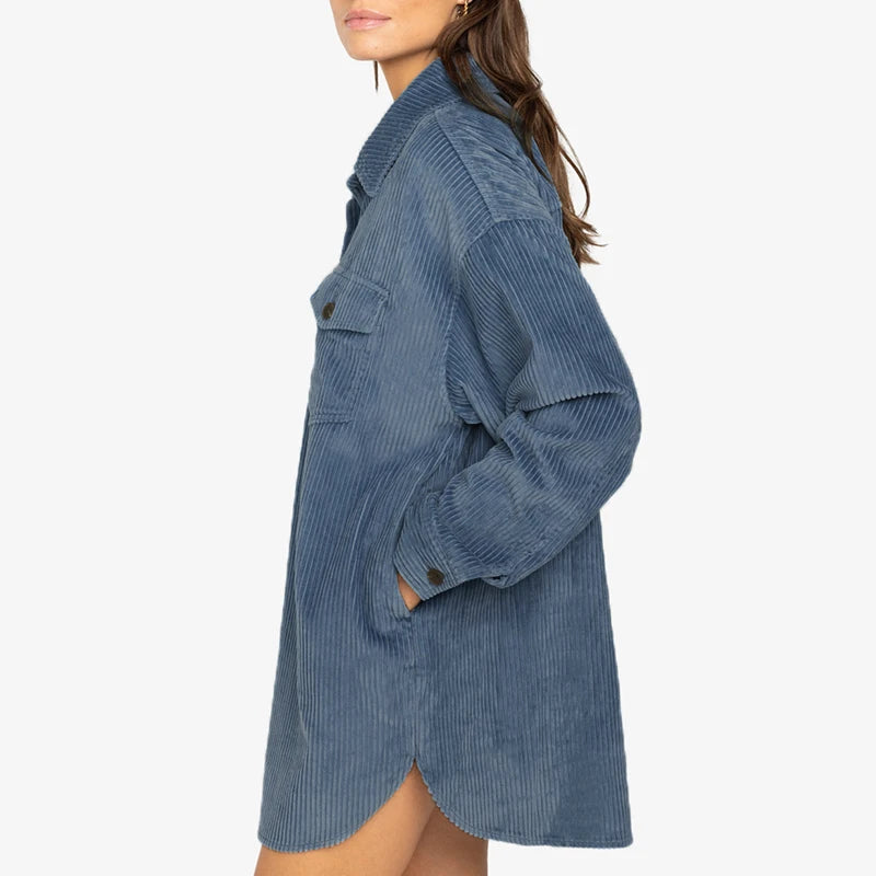 Robe Chemise Bleu