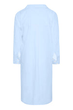 Robe Chemise Bleue Grande Taille - Vignette | ma-robe-chemise.com