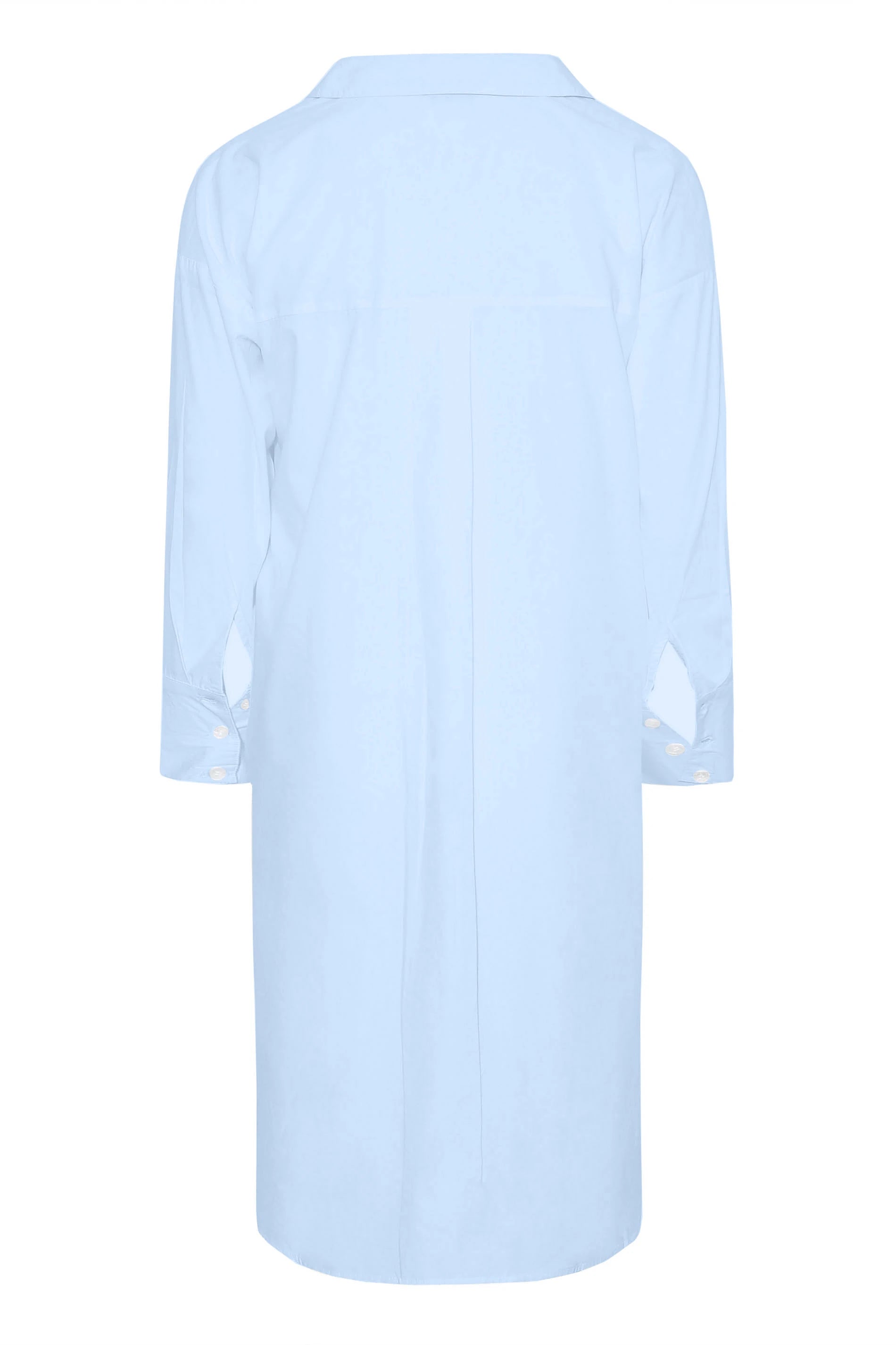 Robe Chemise Bleue Grande Taille