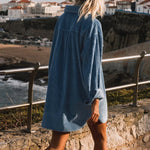 Robe Chemise Bleu - Vignette | ma-robe-chemise.com