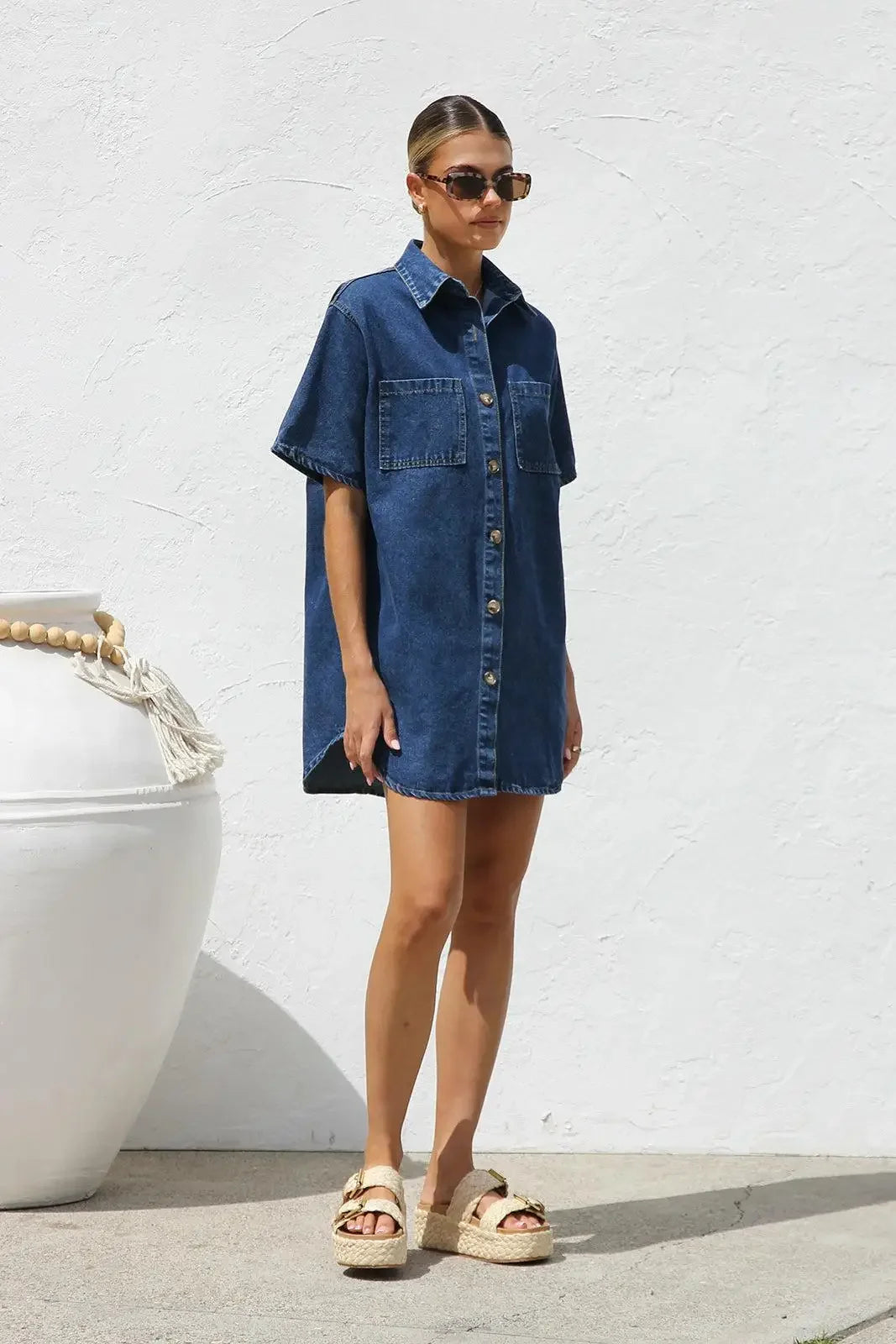 Robe Chemise Denim chez robe-chemise-boutique