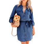 Robe Chemise Courte en Jean - Vignette | ma-robe-chemise.com