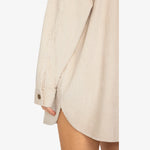 Robe Chemise Beige - Vignette | ma-robe-chemise.com