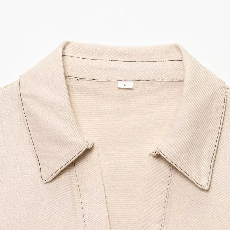 Robe Chemise Beige chez robe-chemise-boutique