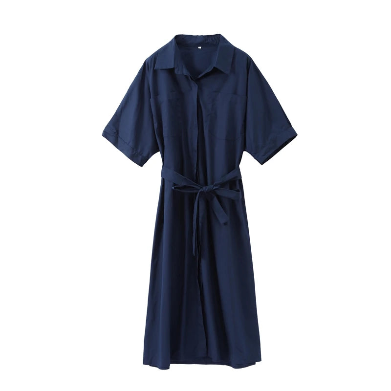 Robe Chemise Bleu chez robe-chemise-boutique