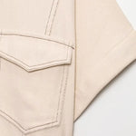 Robe Chemise Beige - Vignette | ma-robe-chemise.com