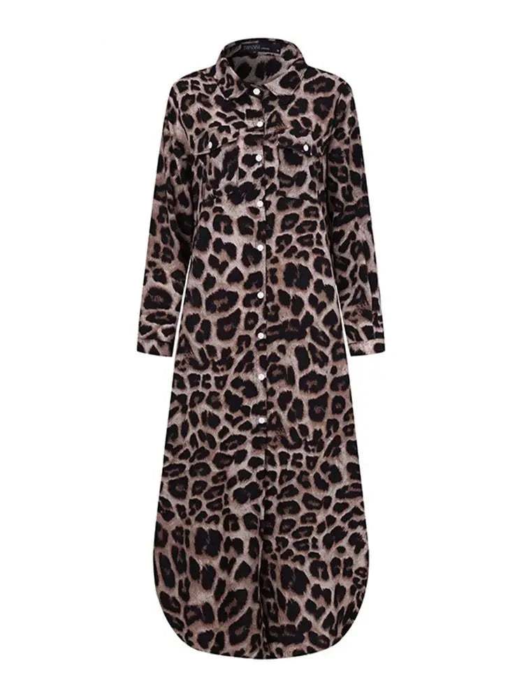 Robe Chemise Leopard