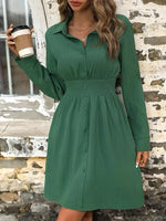 Robe Chemise Verte - Vignette | ma-robe-chemise.com