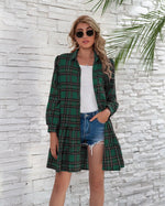 Robe Chemise Carreaux Vert - Vignette | ma-robe-chemise.com