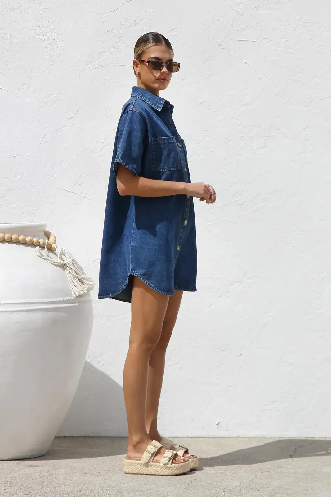 Robe Chemise Denim chez robe-chemise-boutique