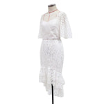 Robe Chemise Blanche Dentelle - Vignette | ma-robe-chemise.com